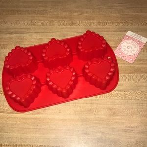 Silicone Heart Shaped Baking Mold